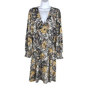 Lilly Pulitzer Talley Long Sleeve Dress Medium Onyx Peony Party NWT DR-1178